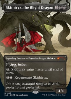 Skithiryx, the Blight Dragon Secret Lair Drop - Tragic Romance Art